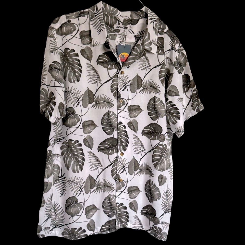 Men’s Sunsations Button Down Shirt Sz XL